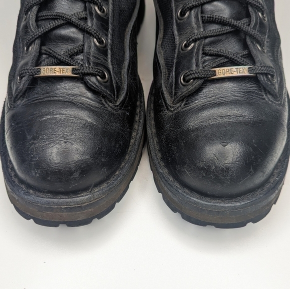 Danner Acadia boots 8" tactical black leather canvas lace up men's size 10 - Picture 4 of 8